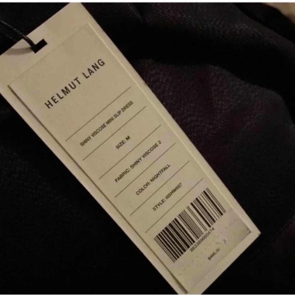 HELMUT LANG Silk V Neck Blue Slip cami
Dress size S - Picture 3 of 3
